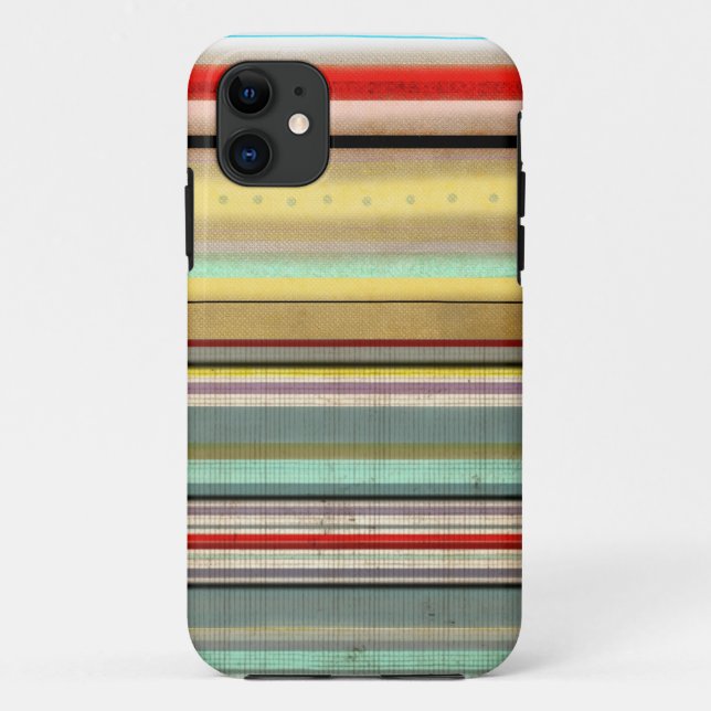 Men Vintage Colours Case-Mate iPhone Case (Back)