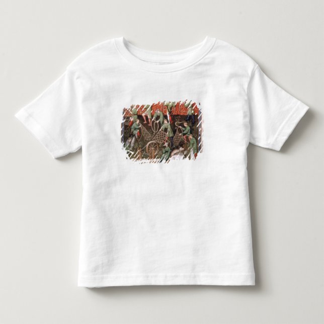 Men with nets toddler t-shirt (Front)