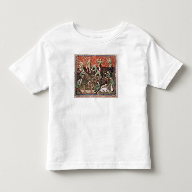 Men with nets toddler t-shirt (Front)
