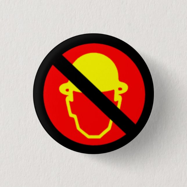 Men Without Hats 1 Inch Round Button (Front)