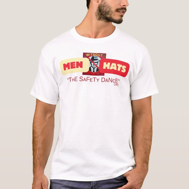 Men Without Hats "The Safety Dance" T-Shirt – 80s  (Front)