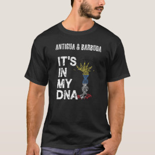 Men Women Antigua Roots Dna Strand Antigua And Bar T-Shirt