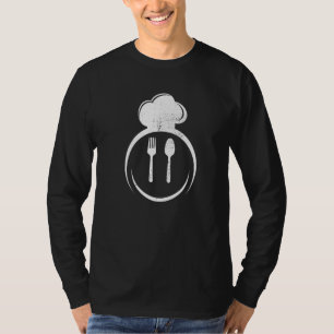 Men Women Chef Hat Cooking Cook Foods Culinary Che T-Shirt