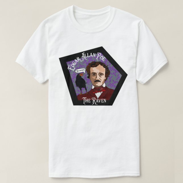 Men Women Criminal Edgar Detective Allan Poe Story T-Shirt (Design Front)