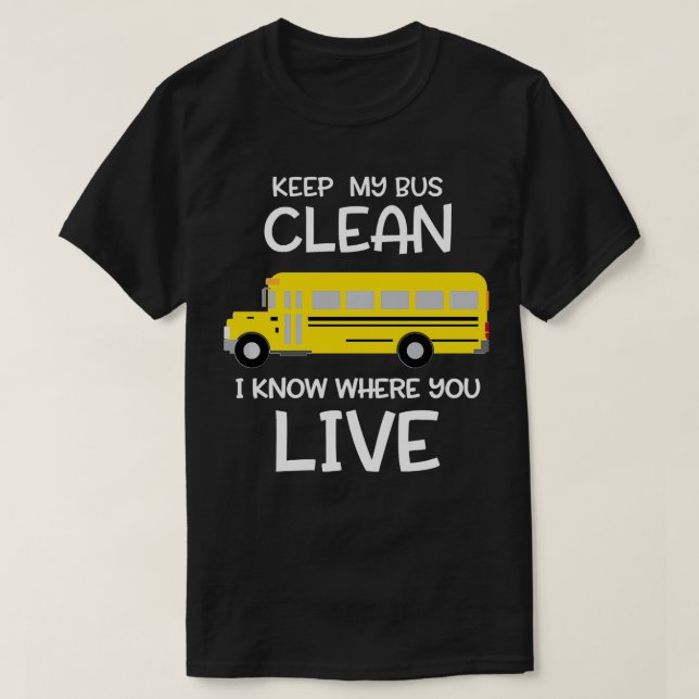 Men Women Funny For Yellow School Bus Driver Appre T-Shirt (Design Front)