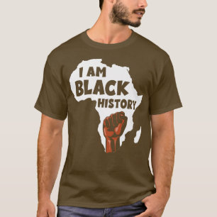 Men Women I Am Black History Black History Month T-Shirt