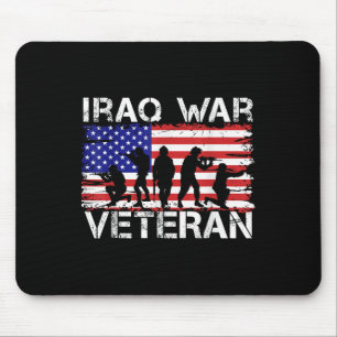 Men Women Iraq War Veteran  Mouse Pad