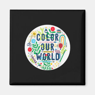 Men Women Kids Summer Reading Program 2025 Colour Magnet
