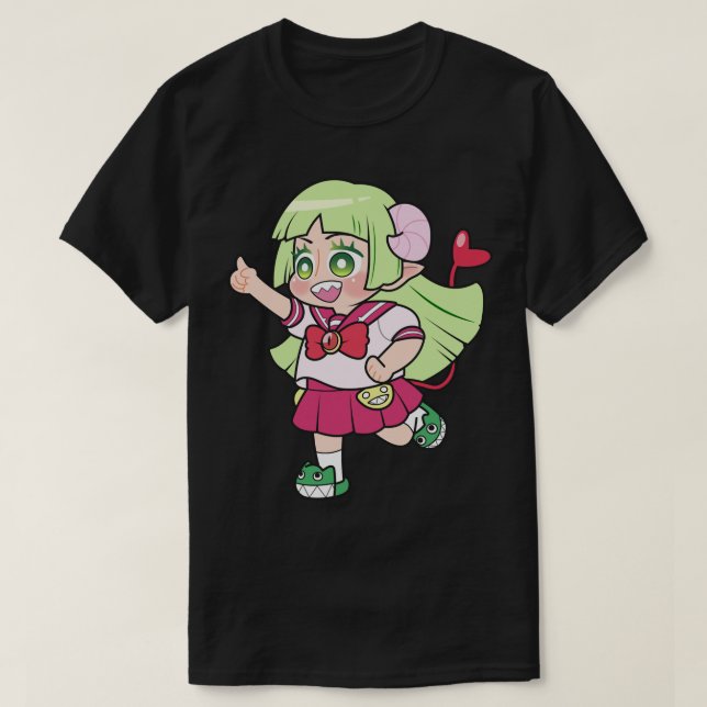Men Women Mairimashita Iruma-Kun Valac Clara Chibi T-Shirt (Design Front)