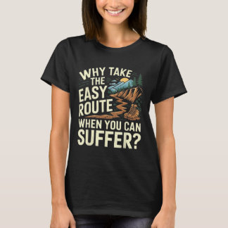 Men Women Outdoor Hiker Retro Hike Funny Mountain T-Shirt