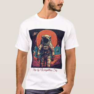 Men Women T-Shirt Gravity-Themed Space Walk Theme