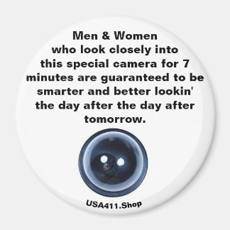 Men & Women who look closely fun magnet