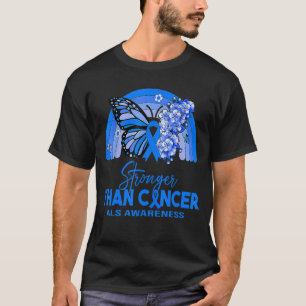 Men Womens Stronger Than ALS Rainbow T-Shirt