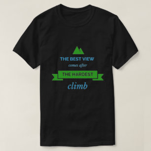 Men Womens T-Shirt Hiking Rock Climbing