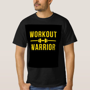 men workout warrior special t shirt