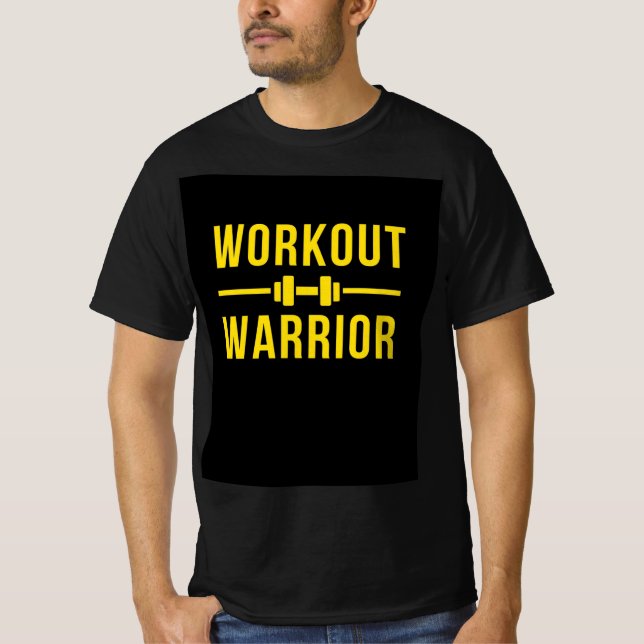 men workout warrior special t shirt  (Front)