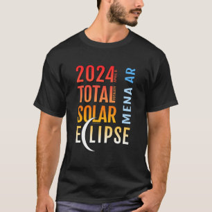 Mena Arkansas AR Total Solar Eclipse 2024 5 T-Shirt