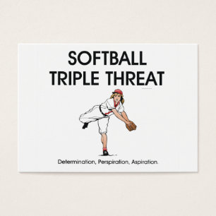 Menace SUPÉRIEURE de triple du base-ball