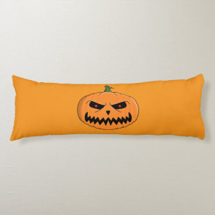 Menacing Jack O'Lantern Halloween Body Pillow