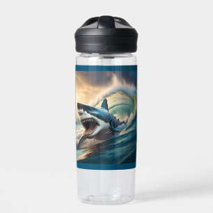 Menacing Shark Water Bottle