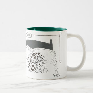 Menage' a paws Two-Tone coffee mug
