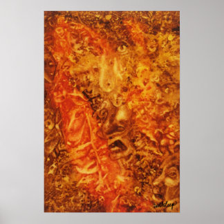 'Menagerie of Man' watercolor poster by unASLEEP