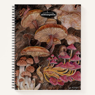 Menagerie of Mushrooms Notebook