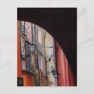 Menaggio lanterns 2012 postcard