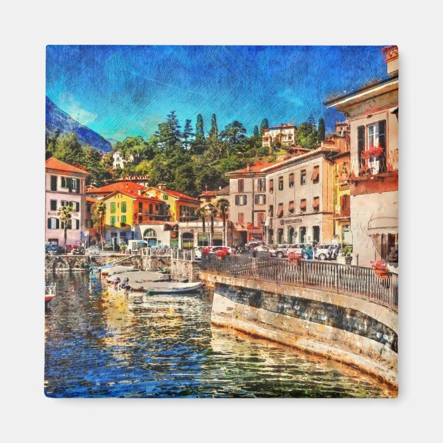 Menaggio on Como Lake, Italy Magnet (Front)