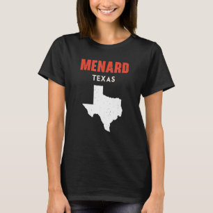 Menard Texas USA State America Travel Texas T-Shirt
