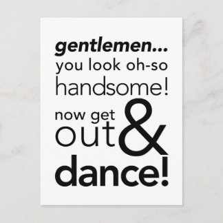 MenBathroomSign.jg Postcard