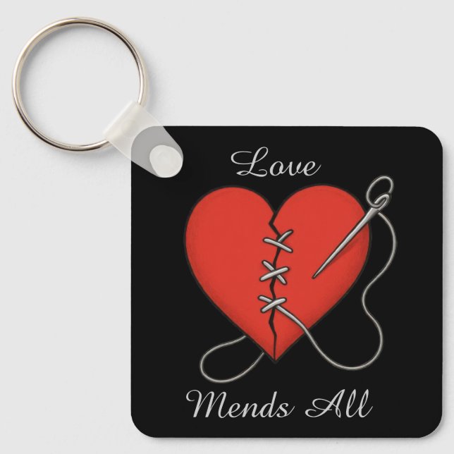 Mended Heart Keychain (Front)