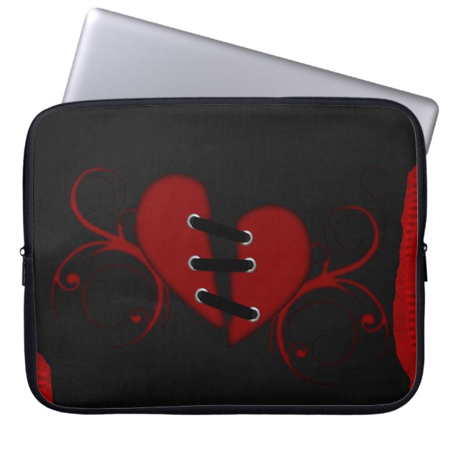 MENDED HEART  LAPTOP SLEEVE (Front)