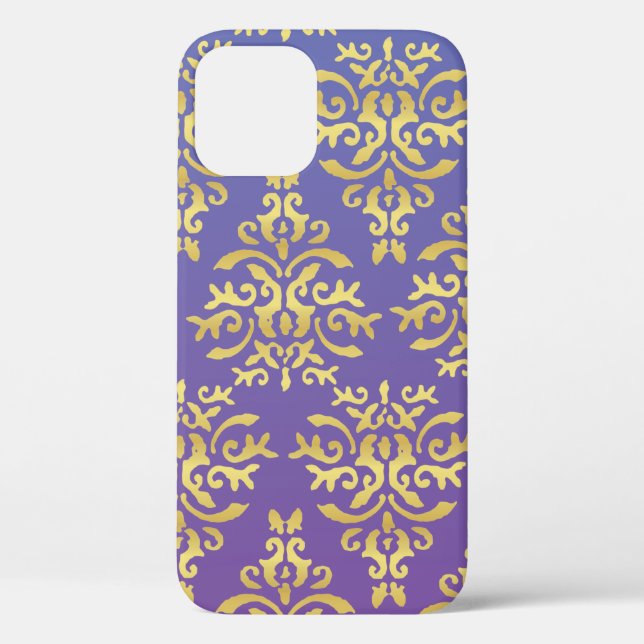 Mendela Pattern, purple Case-Mate iPhone Case (Back)