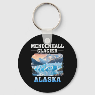 Mendenhall Glacier Alaska Outdoor Hiking Camping Keychain