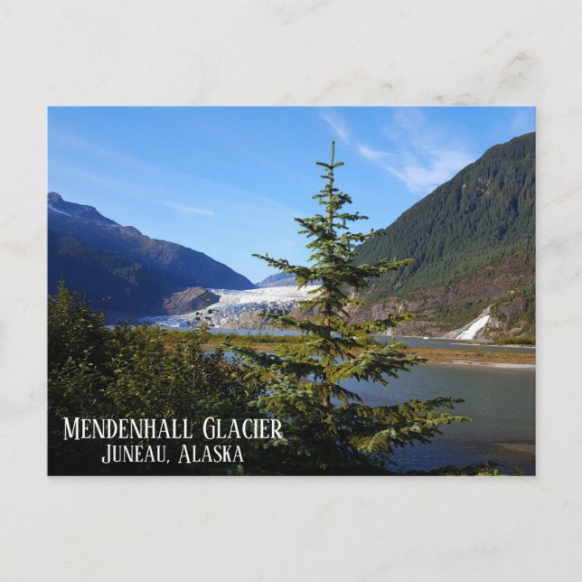 Mendenhall Glacier Juneau Alaska Postcard (Front)