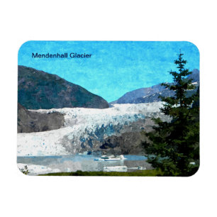 Mendenhall Glacier Magnet