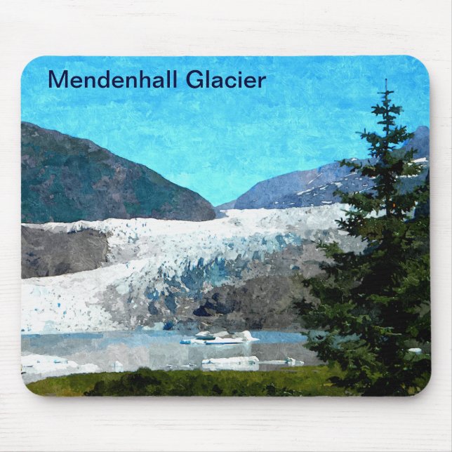 Mendenhall Glacier Mouse Pad (Front)