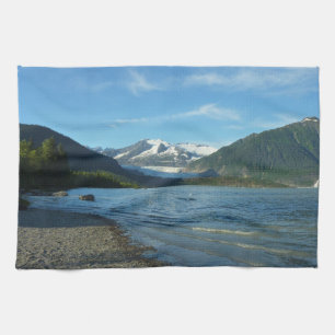 Mendenhall Lake in Juneau Alaska Kitchen Towel