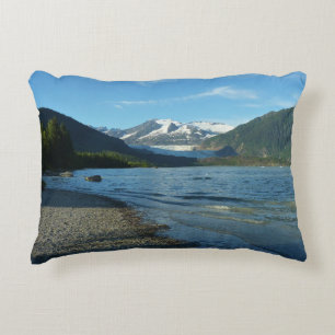 Mendenhall Lake in Juneau Alaska Landscape Accent Pillow