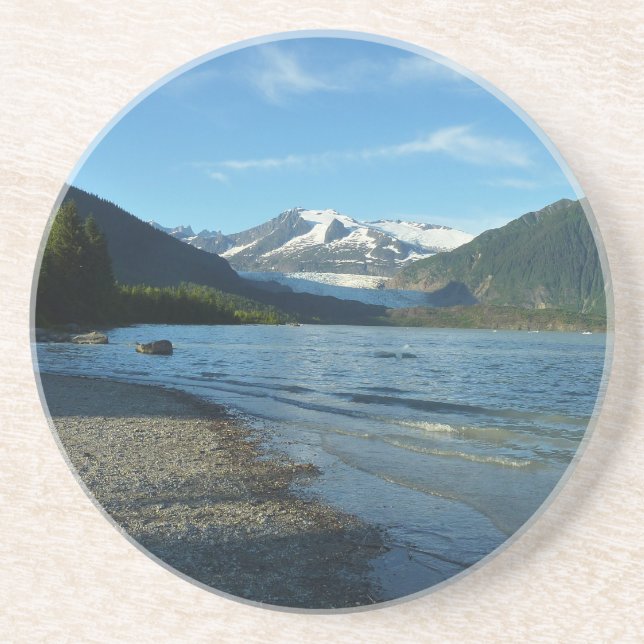 Mendenhall Lake in Juneau Alaska Landscape Coaster (Front)