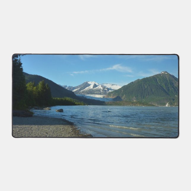 Mendenhall Lake in Juneau Alaska Landscape Desk Mat (Front)