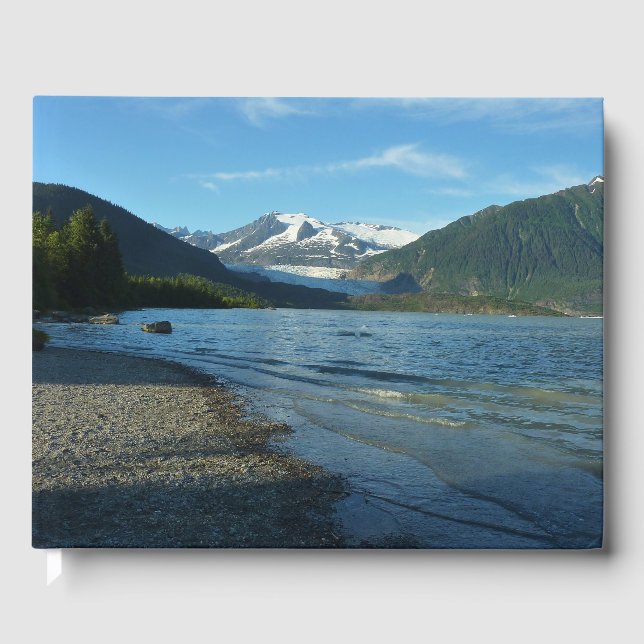 Mendenhall Lake in Juneau Alaska Landscape Guest Book (Front)