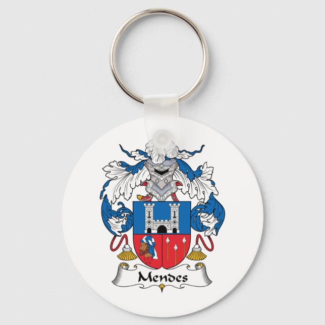 Mendes Family Crest Keychain (Front)
