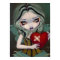Mending a Broken Heart gothic fairy Art Print