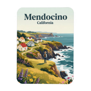 Mendocino California Magnet