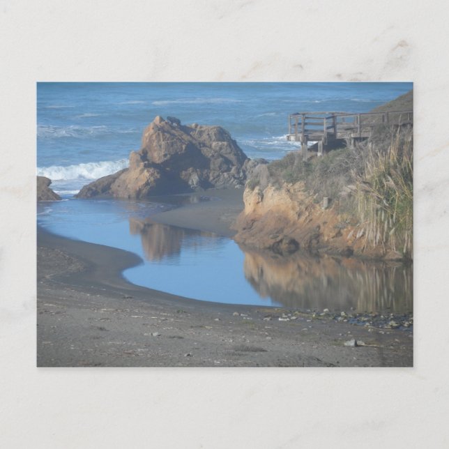 Mendocino Coast Beach Postcard (Front)