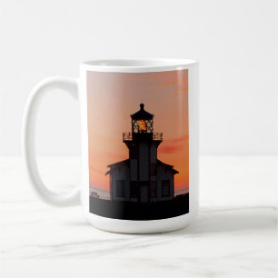 Mendocino Lighthouse Sunset Coffee Mug