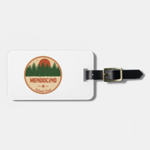 Mendocino National Forest Luggage Tag