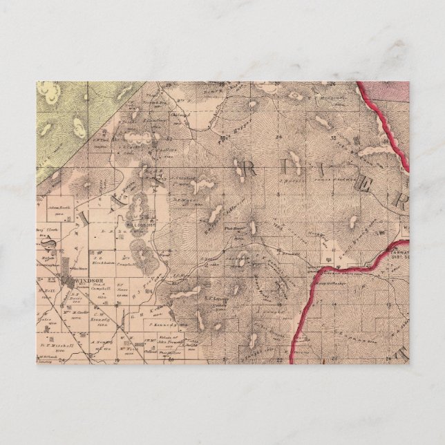 Mendocino, Russian River, Knights Valley Postcard (Front)